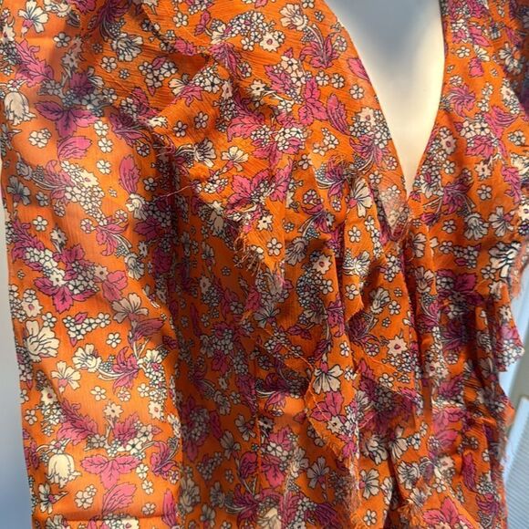 Free People Floral Sheer Nina Blouse - Picture 11 of 16